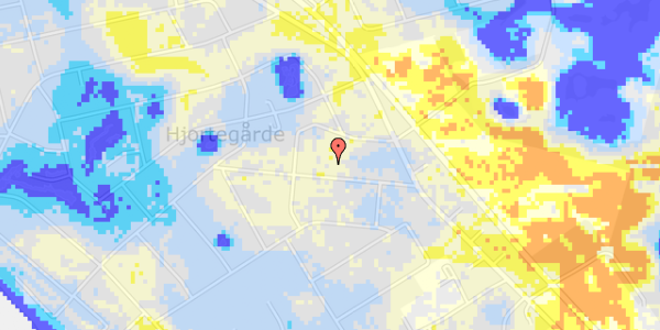 Ekstrem regn på Hjortevej 14