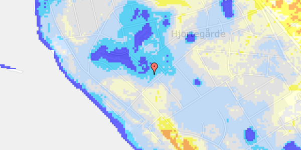 Ekstrem regn på Hjortevej 54