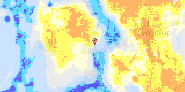 Ekstrem regn på Holmegårdsvej 4