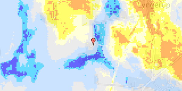 Ekstrem regn på Holmegårdsvej 6