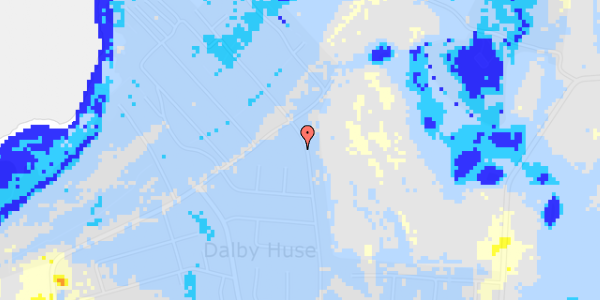 Ekstrem regn på Hovdiget 25