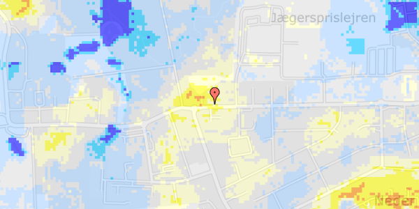 Ekstrem regn på Hovedgaden 41A, 1. 