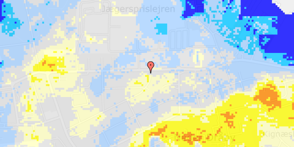 Ekstrem regn på Hovedgaden 78