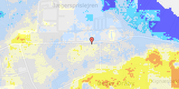 Ekstrem regn på Hovedgaden 84A