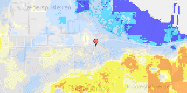 Ekstrem regn på Hovedgaden 108A