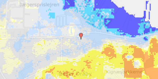 Ekstrem regn på Hovedgaden 108B