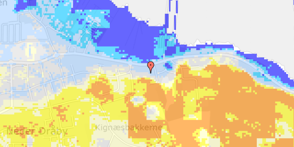 Ekstrem regn på Hovedgaden 144B