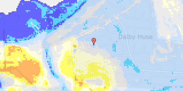 Ekstrem regn på Hvilehøjvej 5