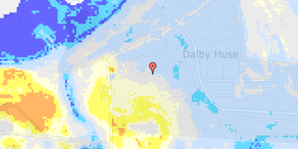 Ekstrem regn på Hvilehøjvej 22