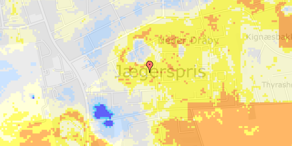 Ekstrem regn på Hybenvej 17