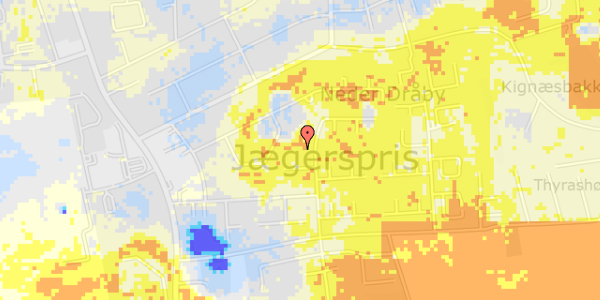 Ekstrem regn på Hybenvej 21