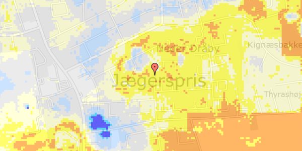 Ekstrem regn på Hybenvej 23