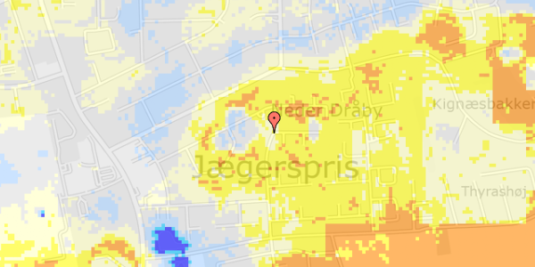 Ekstrem regn på Hybenvej 29