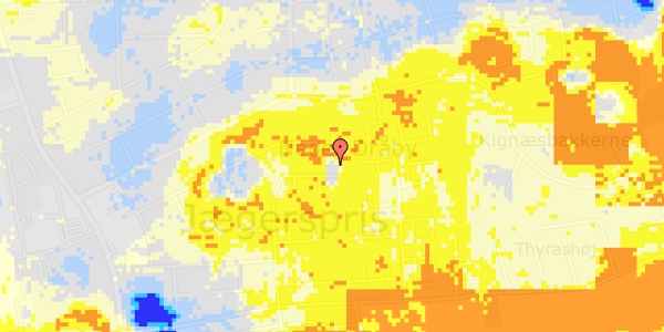 Ekstrem regn på Hybenvej 37