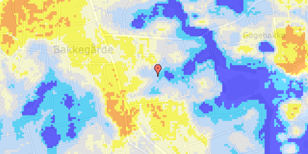 Ekstrem regn på Hyldebakken 10