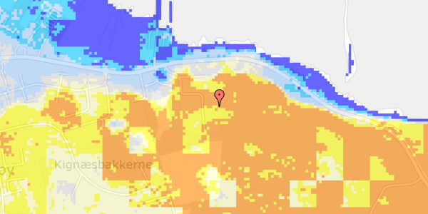 Ekstrem regn på Jerichausvej 9