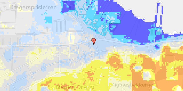 Ekstrem regn på Jægerbakken 4