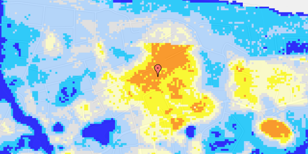 Ekstrem regn på Karl Frandsens Vej 11