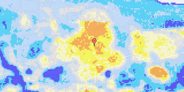 Ekstrem regn på Karl Frandsens Vej 12