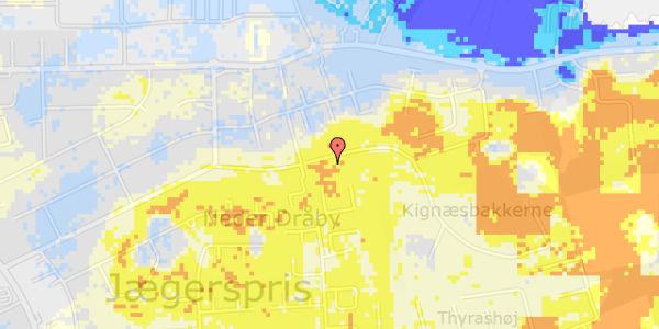 Ekstrem regn på Kignæsskrænten 5