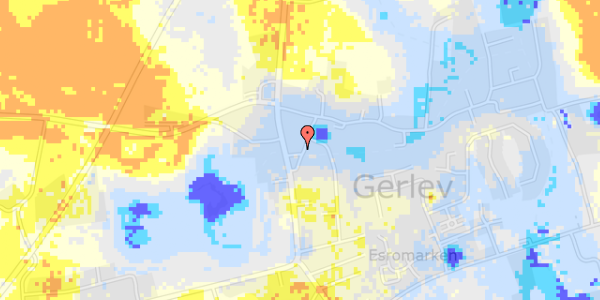 Ekstrem regn på Kirkestræde 3