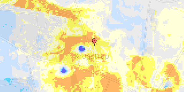 Ekstrem regn på Krogstrupvej 4