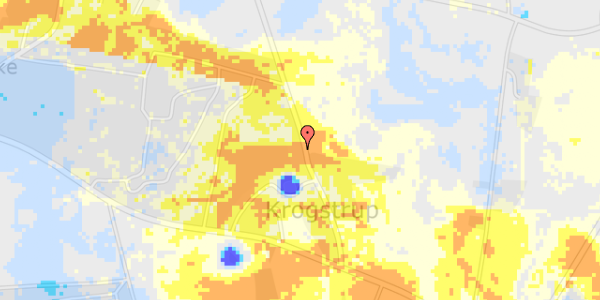 Ekstrem regn på Krogstrupvej 9