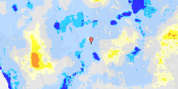 Ekstrem regn på Kulhusvej 1