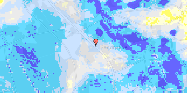 Ekstrem regn på Kulhusvej 55