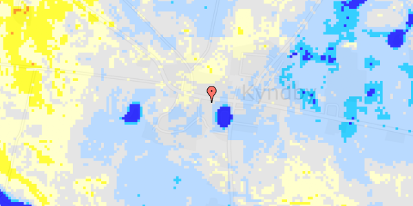 Ekstrem regn på Kyndbyvej 39