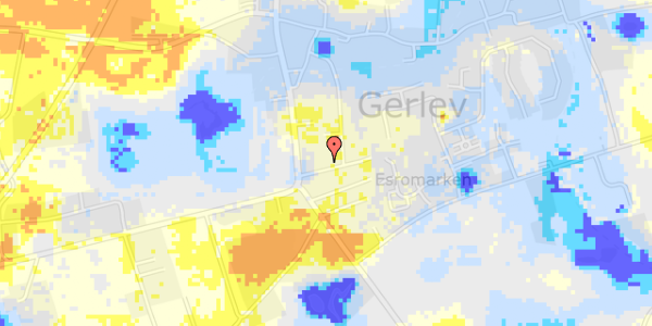 Ekstrem regn på Kærvej 3