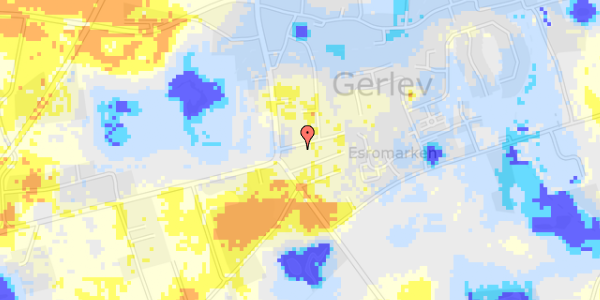 Ekstrem regn på Kærvej 4