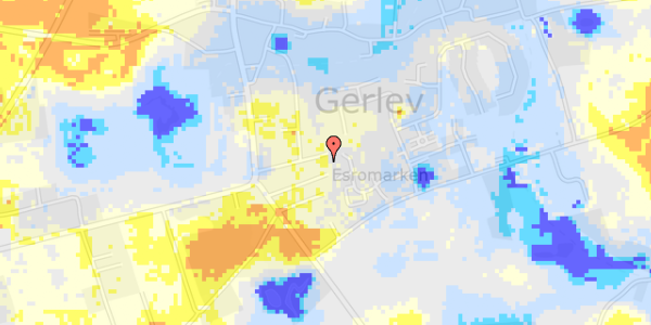 Ekstrem regn på Kærvej 10