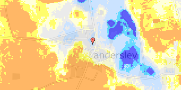 Ekstrem regn på Landerslevvej 67