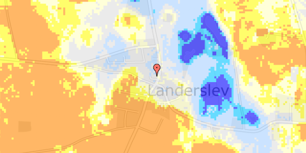 Ekstrem regn på Landerslevvej 69