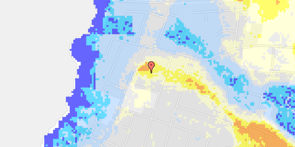 Ekstrem regn på Lille Fjordvej 16