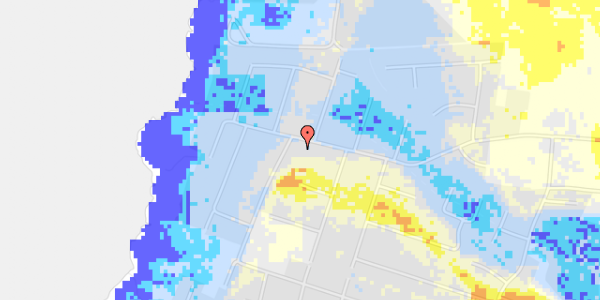 Ekstrem regn på Lille Strandvej 1