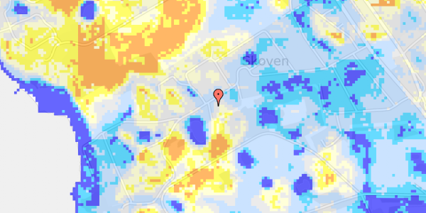 Ekstrem regn på Lærketoften 1