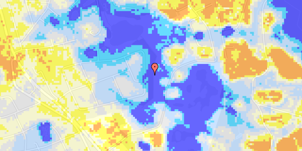 Ekstrem regn på Markstien 10