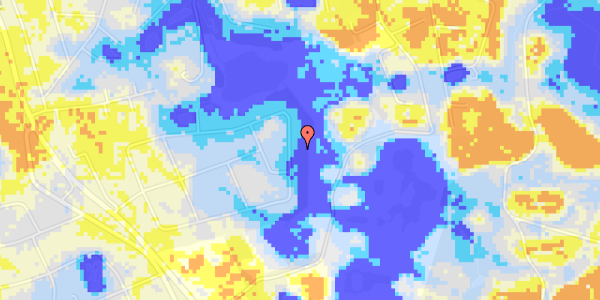 Ekstrem regn på Markstien 12