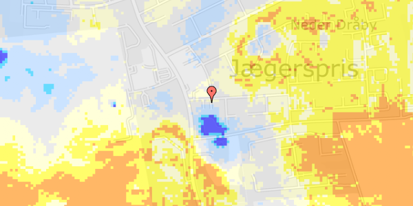 Ekstrem regn på Mirabellevej 2C