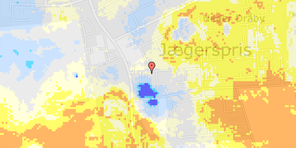 Ekstrem regn på Mirabellevej 4A