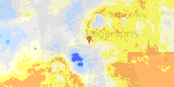 Ekstrem regn på Mirabellevej 13