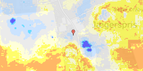 Ekstrem regn på Møllehegnet 13, 1. 