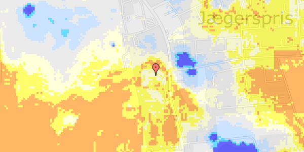 Ekstrem regn på Mølleparken 42