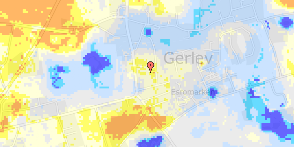 Ekstrem regn på Nyvej 7