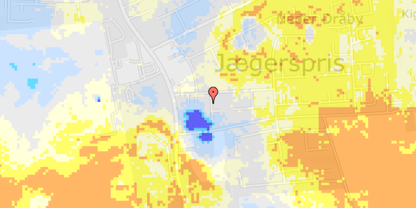 Ekstrem regn på Nøddekrogen 4