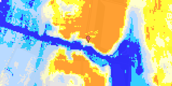 Ekstrem regn på Orebjerg Alle 1