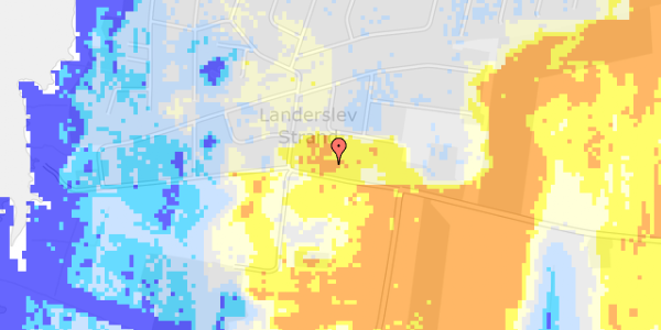 Ekstrem regn på Orebjergvej 32