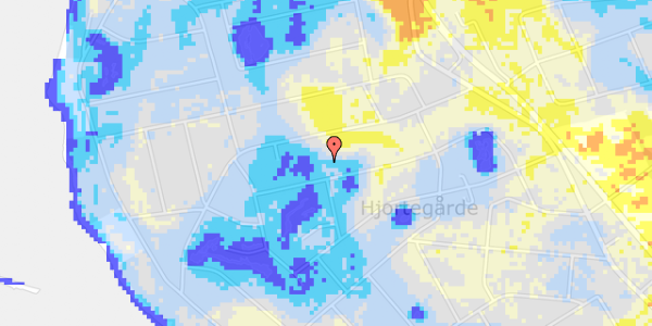 Ekstrem regn på Pilevej 13